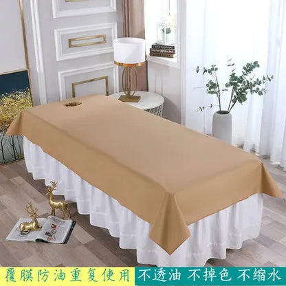 Waterproof Oilproof Beauty Salon Bed Sheets SPA Massage Skin-friendly Filmed Bed Table Cover Sheet for Salon Barbershop