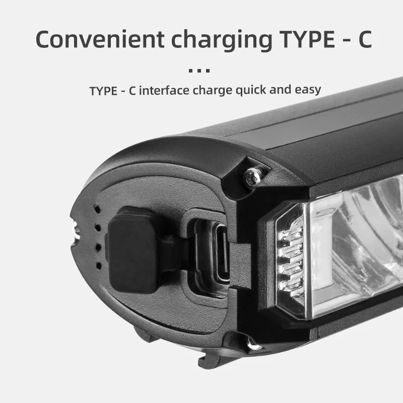 Luz de bicicleta fuera del buckcle Frente 900lúmenes Luz de bicicleta de 2000má Flástica impermeable USB Carga MTB Lámpara de ciclismo de carretera