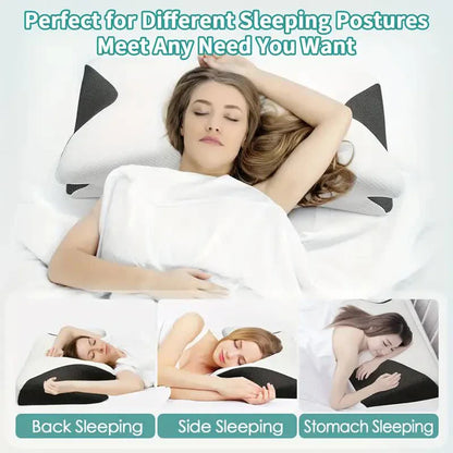 Cuscino per memoria del sonno farfalla cuscinetto lento rimbalzo comodo foam cuscino per sonno cuscino cervicale cuscino da letto massaggio ortopedico