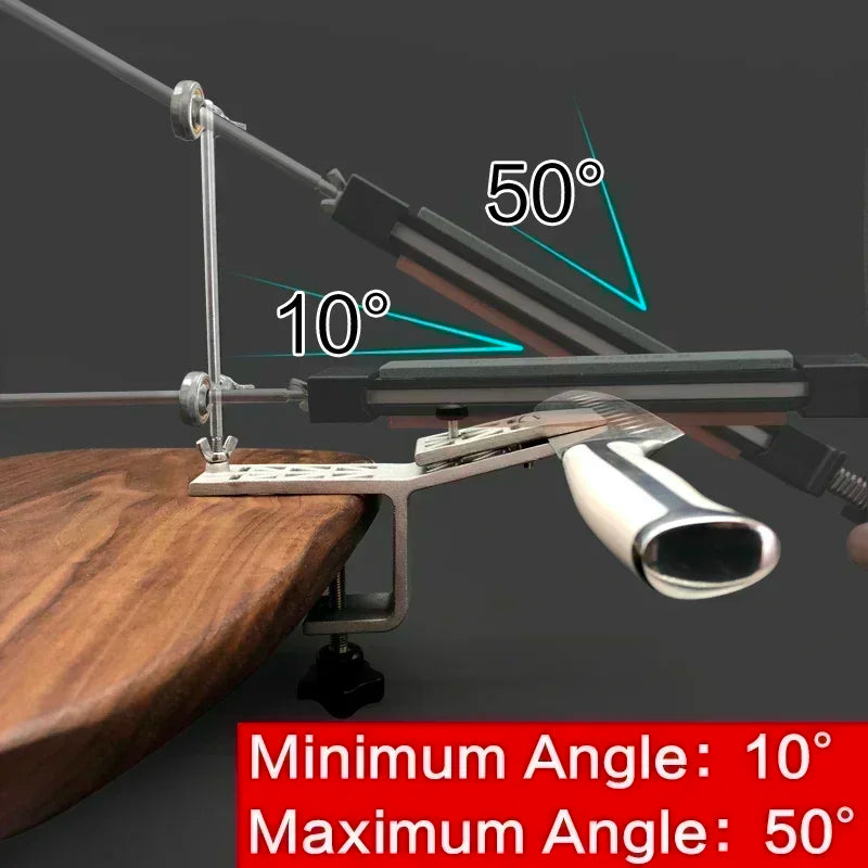 Angle fixe à poil à couteaux Affûteur professionnel Affûtage en pierre Système de broyage de cuisine Ligot d'outil de gélière de diamant