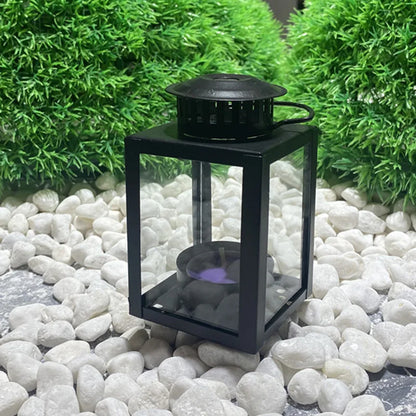 Nordic Metal Candle Holder Lanterns Shaped Iron Art Candlestick Hanging Candle Stand Wedding Party Courtyard Garden Decoration