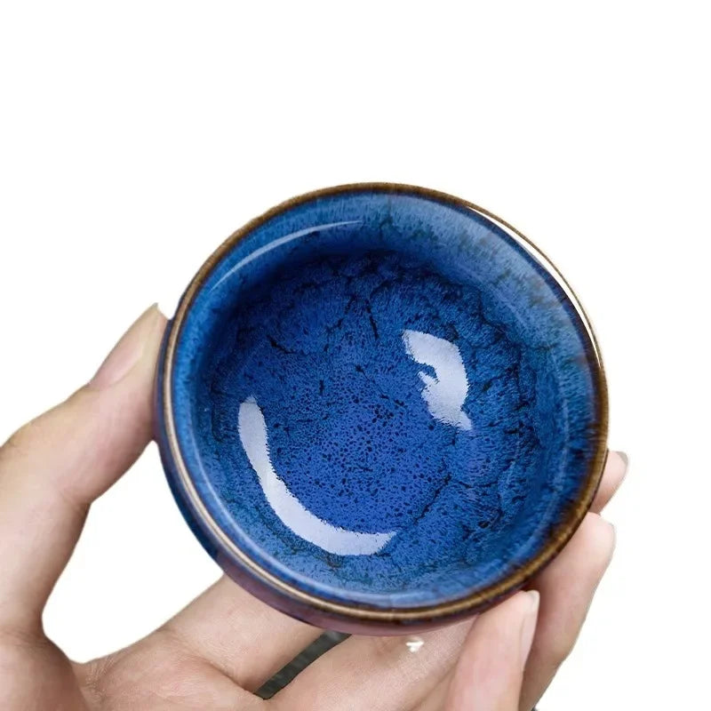Ceramic Five Elements Cup, Household Tea Bowl, Tea Jar, Porcelain Master Cup Gift Set