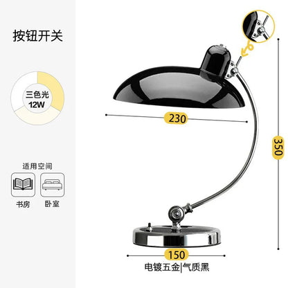 Danish Bauhaus Student Eye-protecting Reading Bedroom and Study Nordic Simple and Light Luxury Internet-famous Ins Bedside Lamp