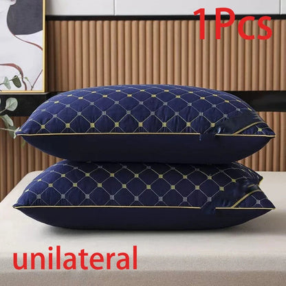 The pillow core protects the cervical vertebrae and helps sleep. Adult student dormitory neck pillow for all four seasons