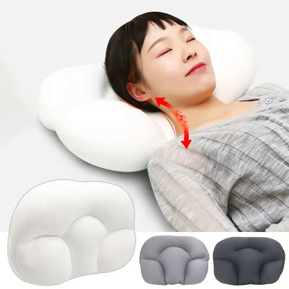 All-round Egg Shaped Cloud Pillow Soft Bed Pillow Nursing Pillow 3D Ergonomic Sleeping Memory Foam Egg Shaped Ergonomic Pillows