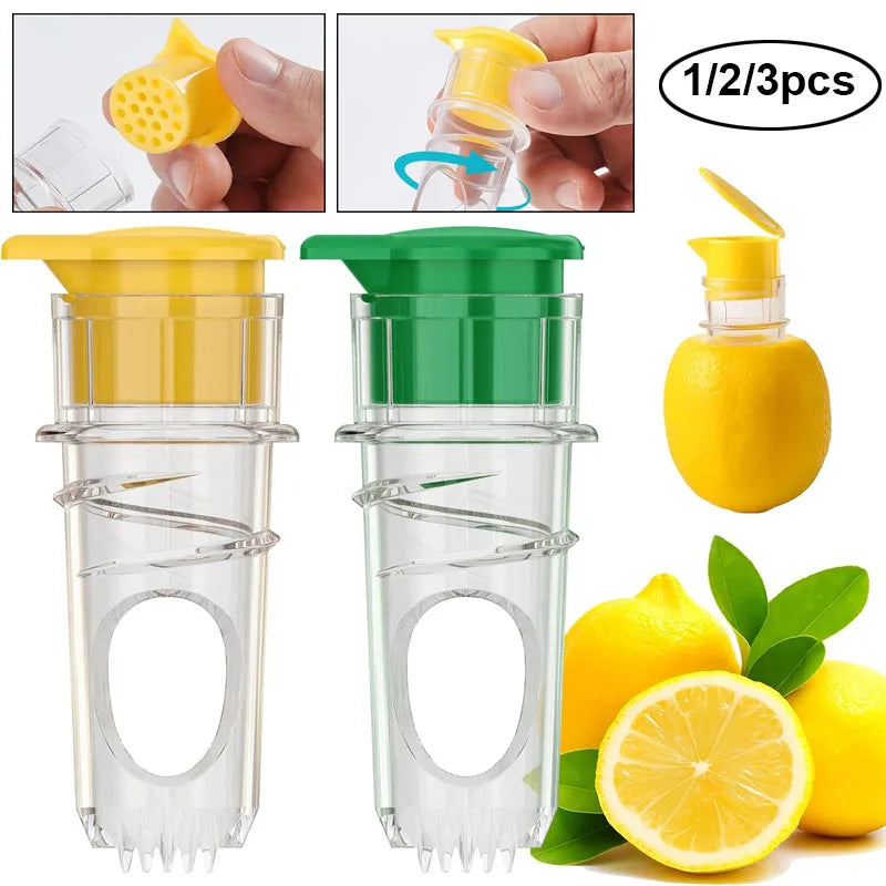 Lemon Lime Squeezer Screw Top Lemon Squeezer Manual Lemon Juicer with Built-In Filter For Lime Squeezer for Cocktails Drinks