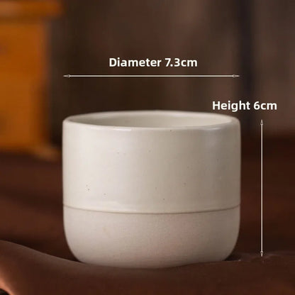 Vintage Coffee Mug 100ml 170ml 200ml ceramics Tea cup Japanese-style cafes Drinkware Stoneware Espresso for Restaurants Hotels