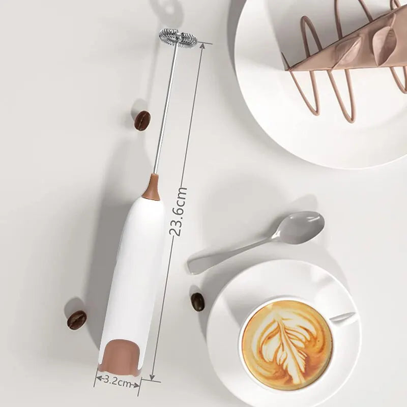 Electric Lapte Frother Bucătărie Băutură de bucătărie Mixer Agitator Coffee Cappuccino Cremator Whisk Bothy Blend Egg Bătator de ou