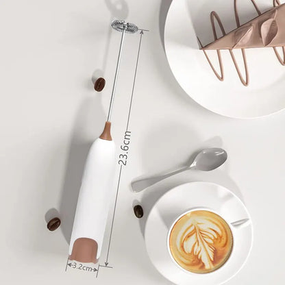 Electric Lapte Frother Bucătărie Băutură de bucătărie Mixer Agitator Coffee Cappuccino Cremator Whisk Bothy Blend Egg Bătator de ou