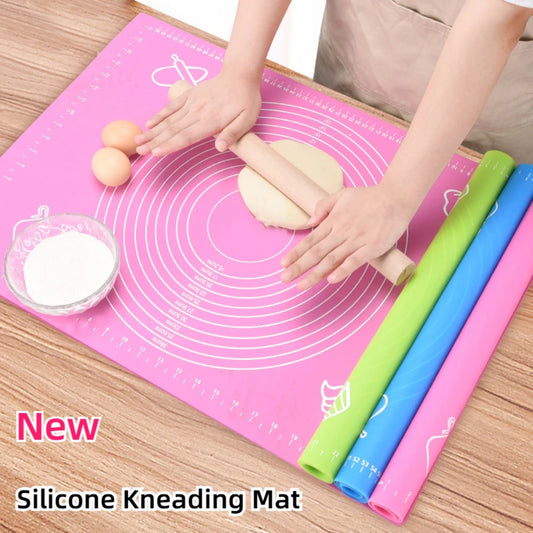 Silicone Baking Mat Pizza Dough Maker Pastry Kitchen Gadgets Cooking Tools Utensils Bakeware Kneading Accessories Lot /45*60cm