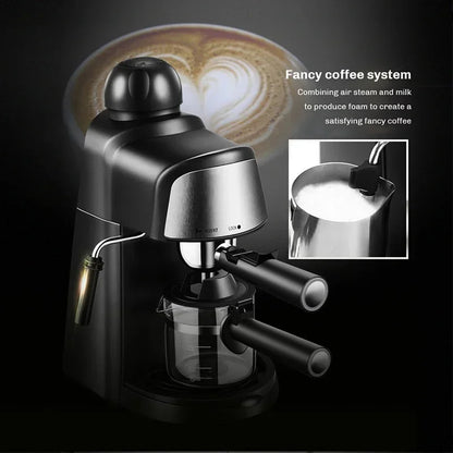 Електрическа италианска кафе машина 5 бар професионална кафемашина Expresso Automatic Semi Automatic Expresso Cappuccino 220V Eu PL