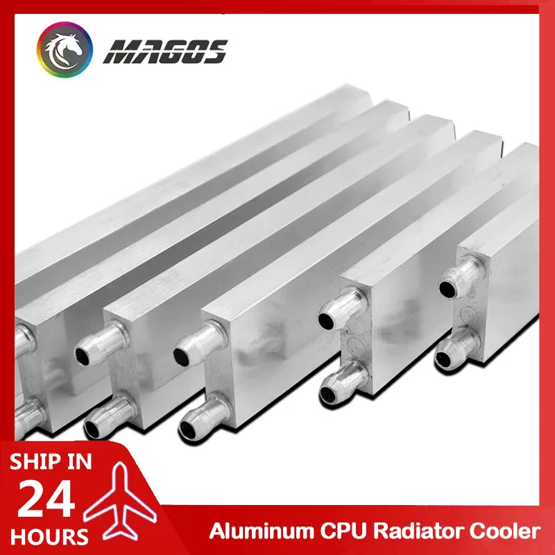 Aluminium CPU Radiator Cooler 30 40 80 120 160 200 240 250 300mm Prosessor PC Laptop Heat Sink, CPU GPU Water Cooling Block