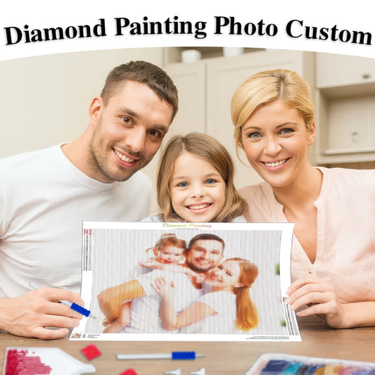 Photo Custom Diamond Painting Full Square/Round Diamonds Embroidery Art Kit Home Decoration Diy Gift Wall Picture