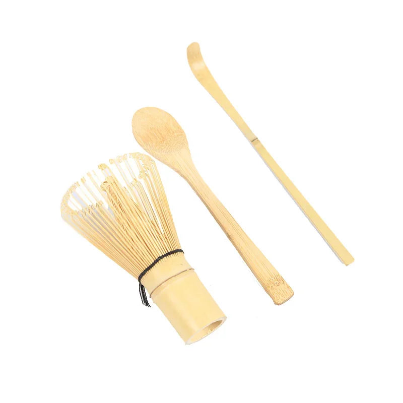 3PCS/SET  Tea Set Japanese Tea Set Matcha Whisk (Chasen) Tea Spoon And Scoop (Chashaku) Matcha TeaSet Bamboo Accessories