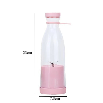Električni sokovni šalica 6 noževa blender milkshake stroj USB prijenosno voćno mlijeko Alat za miješanje Mini Svježi sok mješavina kuhinja
