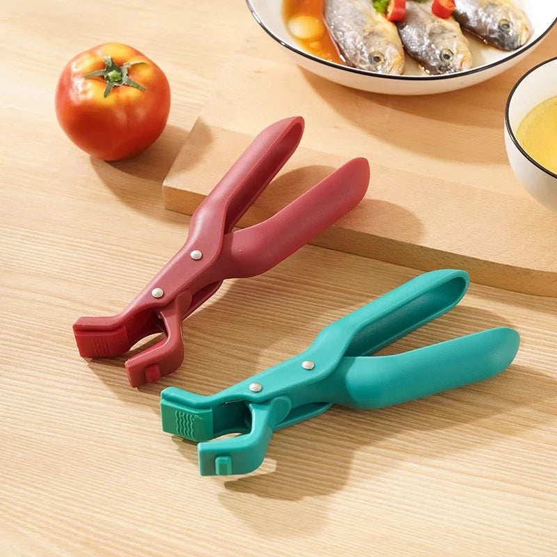 Anti-scald Gripper Clip HotTris net-rutschen Platl Bowl Clip Rowrice Tongs Silicone Handle Platten-Kichen Tool