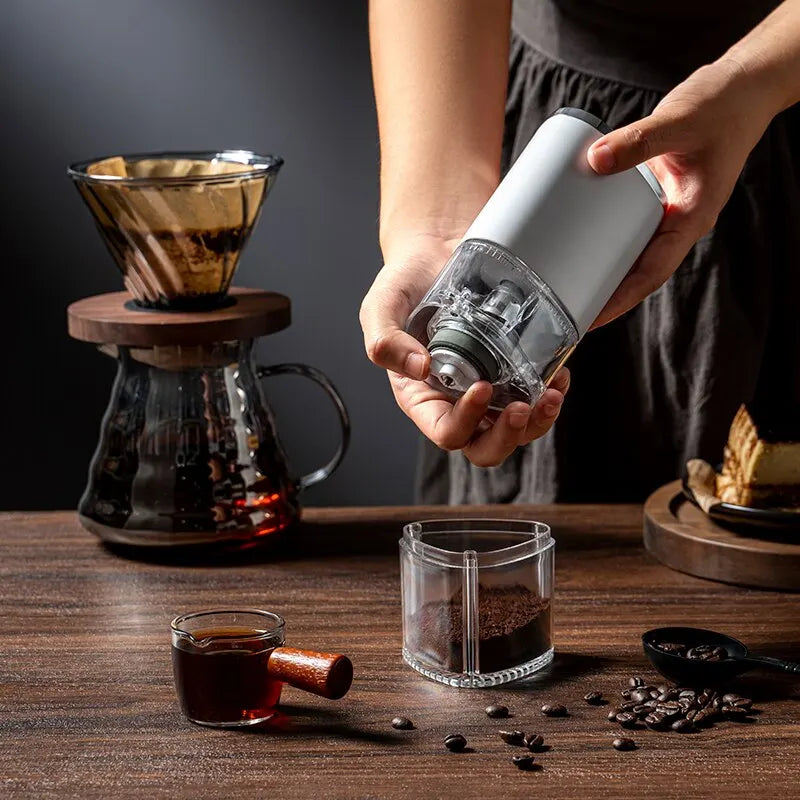 Prenosni električni brusilnik kave Tip C USB polnjenje keramičnega brušenja Core Home Coffee Beans Pulverizer Grinder