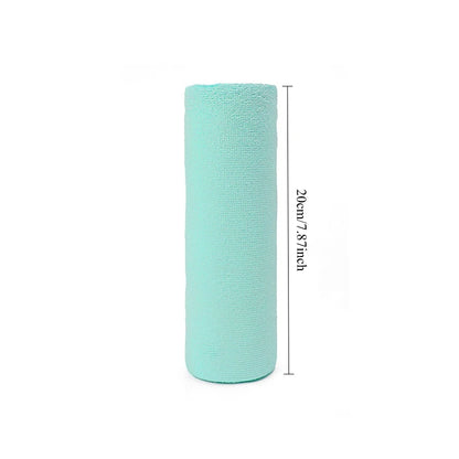 Reusable Cleaning Wipe Household Kitchen Cloth Microfiber Towel Rolls Dish Rags Wash Paper Towel Replacement 1 Roll of 20 Sheets