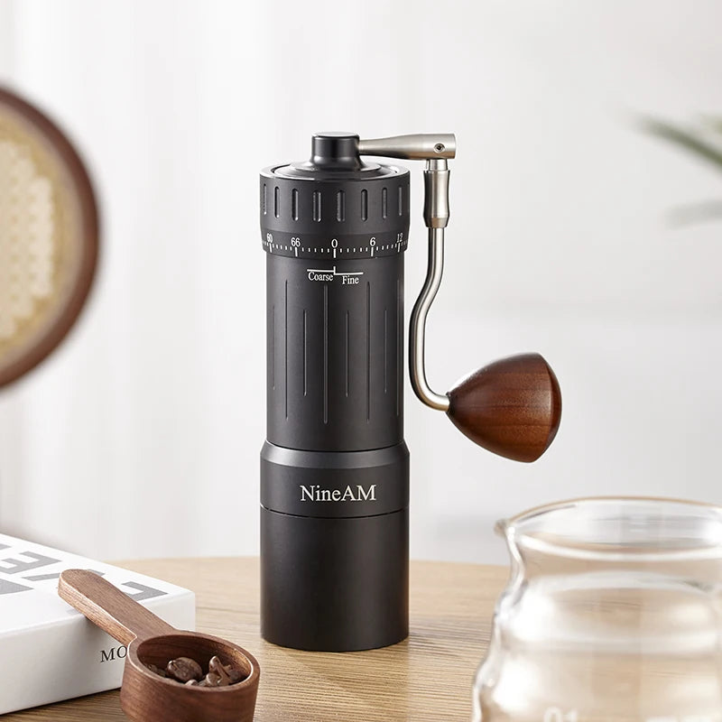 Nineam M1/Pro Manual Coffee Grinder 2024 Recientemente actualizado de 48 mm de acero inoxidable Burr apropiado para herramientas de cocina de café espresso