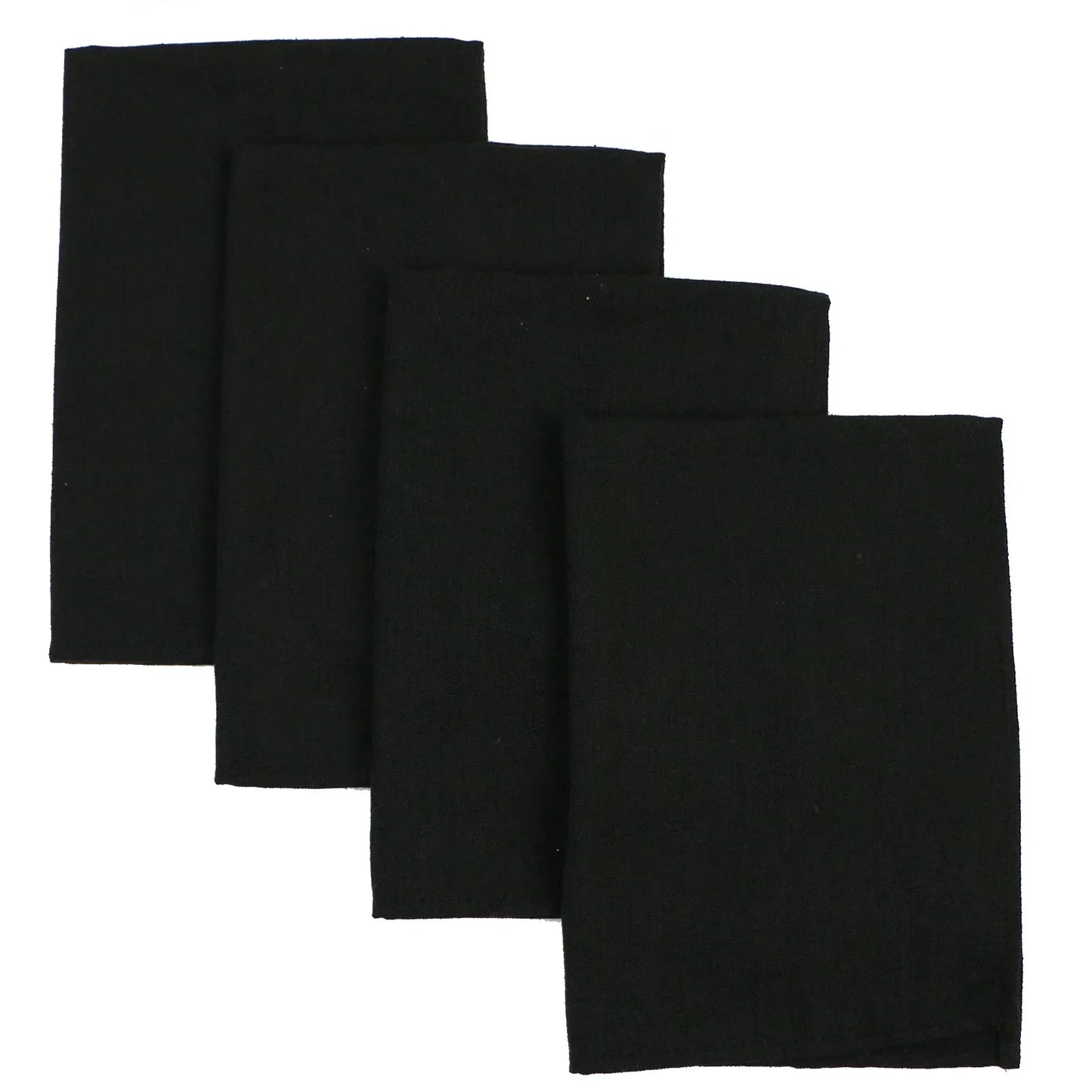 Set of 10 Pack Cocktail Napkins 40 X 40cm Cotton Blend Heavy Fabric Durable Linen Towel for Home Kitchen Wedding Decoration