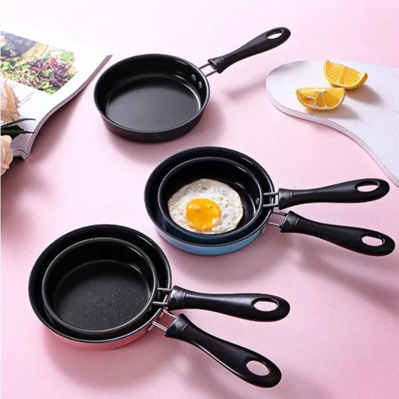 Mini Pan Omelet Maker Home Kitchen Gebakken Eier Pan Kook anti-aanbak Pan met niet-slip handgreep Outdoor Portable kookgerei