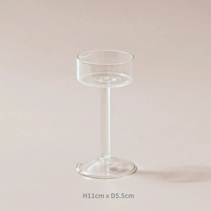 Glass Candle Holders Set Tealight Candle Holder Home Decor Wedding Table Centerpieces Crystal Holder Dinner table setting