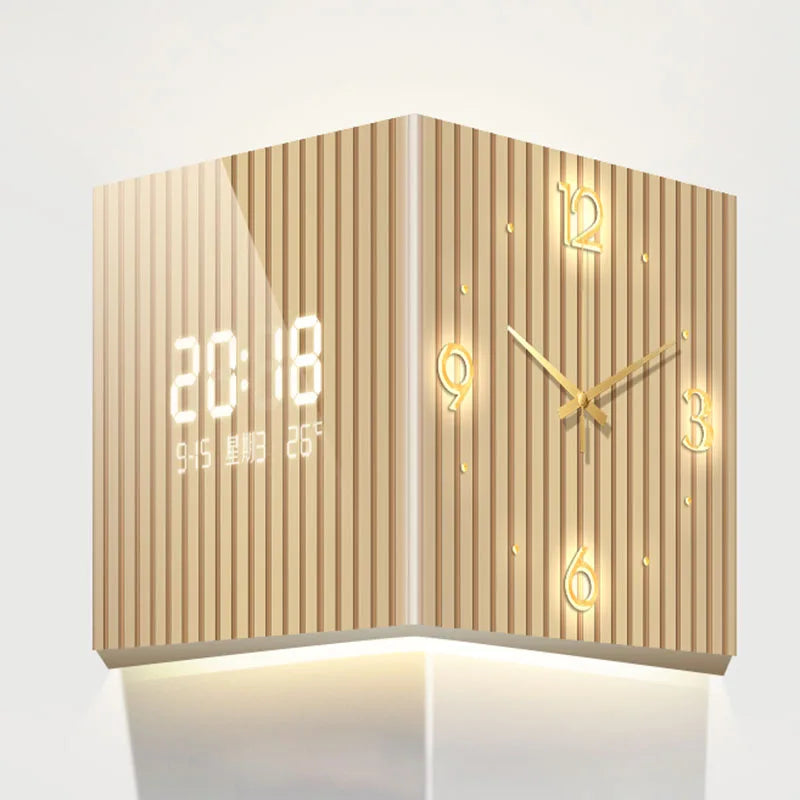 Modern Wall Clock Decorative Led Digital Clock Large Temperature Clocks Office Interior Calendar Clocks Aesthetic Room Decor