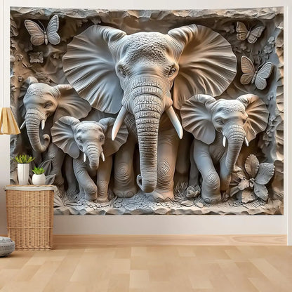 3Dtapestry of puppies, lions, and animals Suitable for male bedroom,living room, dormitory home decoration, cool male decoration