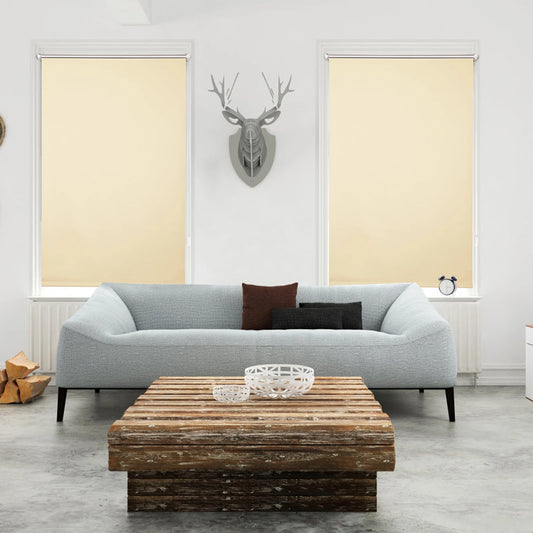 Blackout Roller Blind Thermal Roller Blind No Drilling Required Side Pull  Sun Protection Opaque Privacy for Windows Doors