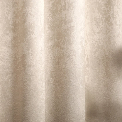 2PCS/Set Thermal Curtain Opaque Blackout Curtain with Ruffle Tape Heavy Blackout Curtain Damask Crush Effect for Bedroom  Window